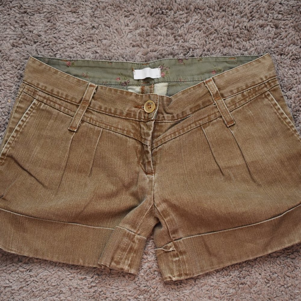 Often Brand. Tan/Brown Shorts Size 34